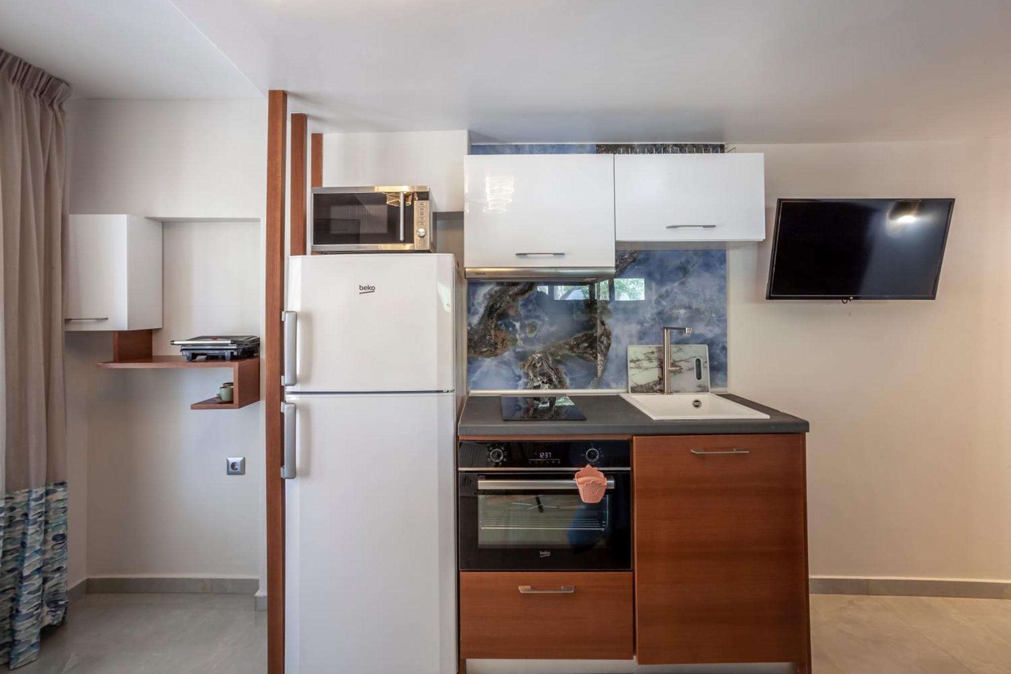 Olia Seaside Residence 120M From The Beach Pefkochori Zimmer foto